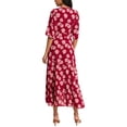 thumbnail image 2 of Draper James womens  Fiona Wrap Midi Dress, 6, 2 of 3