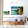 thumbnail image 3 of Elephant Stock Villa Monastero In Como Lake Wall Art - Horizontal Canvas Wall Art - Living Room Wall Decor - Nature Canvas - Blue And Teal Decor - 12" x 8", 3 of 4