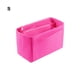 thumbnail image 4 of Qarigey El bolso cosmético del viaje organiza los elementos esenciales con el parte movible del fieltro Bolsos bien organizados del parte Bolsas de maquillaje Rosa roja Tamaño: 22*11*13cm, 4 of 6