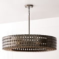 thumbnail image 6 of Capital Lighting 454141DR Eliana 4 Light 31" Wide Drum Chandelier - Dark Brass, 6 of 7