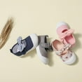 thumbnail image 2 of Toddler Girl's Canvas Sneakers Bowknot Mary Jane Flat Walking Shoes for Baby Kids School Uniform Dress Shoes, 2 of 8