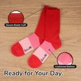 thumbnail image 7 of BambooMN Unisex Tri-Color Rayon from Bamboo Crew Socks - Assortment B - Medium - 4 Pairs, 7 of 7
