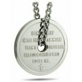 thumbnail image 2 of Men's Weight Plate Necklace-Romans 8:37 by Shields of Strength, 2 of 4