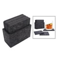 thumbnail image 4 of 3x 8 Piezas Posavasos Absorbentes Tapete para Tazas Caja de Almacenamiento Naufrage Le Mug Manteles Individuales de Vidrio para Cocina Comedor 3 piezas, 4 of 9