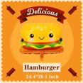 thumbnail image 2 of Set de globos GOTPASS de 6 piezas, hamburguesa y papas fritas, foil, 2 of 5