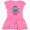 Raspberry with Polka Dots, variant on Inktastic Happy Birthday, Daddy- Best Ever in Blue Girls Toddler Dress