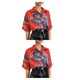 thumbnail image 2 of Guardurnaity Camisa de playa para hombre y mujer, camiseta informal de manga corta con solapa y patrón de dragón sencillo, camiseta transpirable Type2 NO2, 2 of 6
