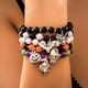 thumbnail image 5 of Pulseras de Halloween Pulseras con dijes de calabaza fantasma Pulseras de cuentas elásticas para mujeres, 5 of 5