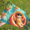 thumbnail image 5 of 1 Pcs 2D Flat License Plate Covers & Frames, Orange Cats For Decorative Front, Waterproof For Decoration Aluminum License Plate Covers & Frames Cover For Men Women, 12" X 6", 5 of 6