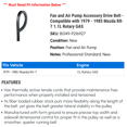 thumbnail image 2 of Fan and Air Pump Accessory Drive Belt - Compatible with 1979 - 1985 Mazda RX-7 1.1L Rotary GAS 1980 1981 1982 1983 1984, 2 of 2