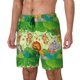 thumbnail image 1 of Balery African Animals in the Jungle Bañador para hombre, shorts de playa de secado rápido con entrepierna y forro de compresión-Large, 1 of 6