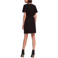 thumbnail image 2 of DKNY Robe Fourreau à Manches Volantées pour Femmes, Noir, Petit, 2 of 2
