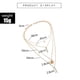 thumbnail image 5 of Collar para mujer, Joyas para mujer, Joyas para mujer, Accesorios de ropa para mujer, Collar, Cadena de clavícula, Collar de perlas, Cómodo de colocar, 5 of 5