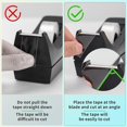 thumbnail image 6 of 4 Rolls Transparent Tape Refills, Clear Tape, All-Purpose Transparent Glossy Tape for Office, Home, School, 6 of 8