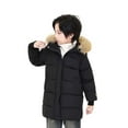 thumbnail image 4 of Teen Winter Coat Teen Puffer Jacket with Pocket Zip up Winter Hoodies Coat Long Sleeve Windproof Packable Hooded Puffer Coat Boys Size 12-13 Years Winter Coat, 4 of 9