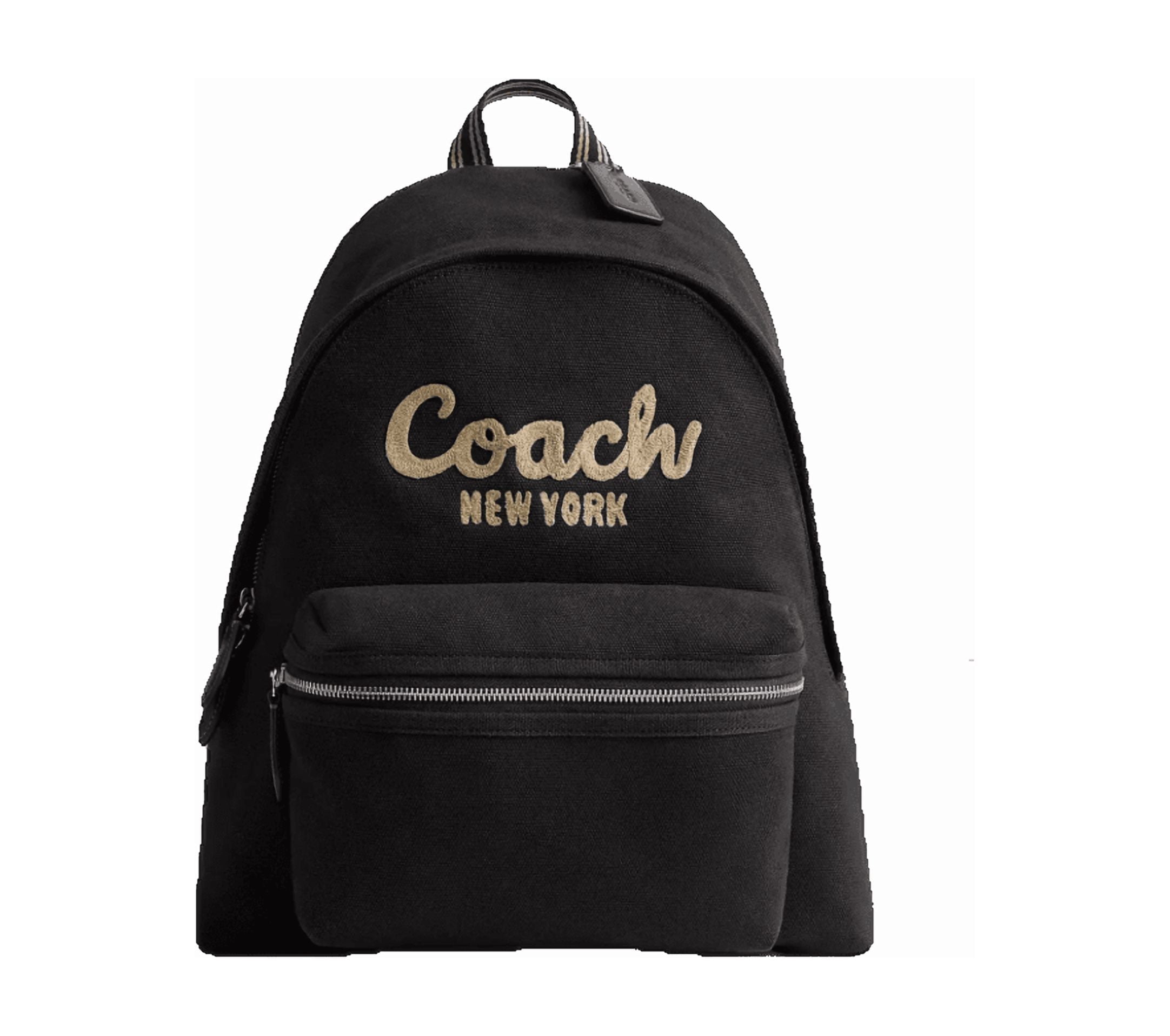 Coach (C2934) Graham Large Men's Smooth Black Leather Backpack