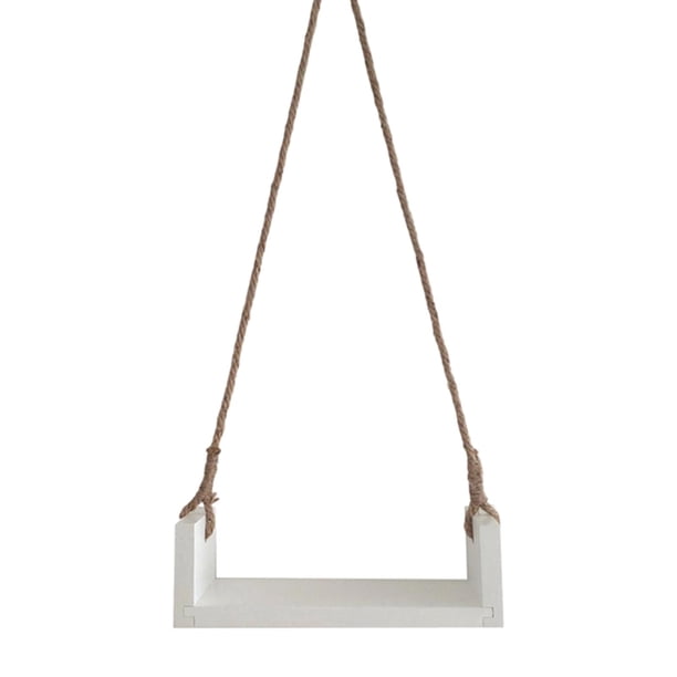 Columpio de madera para bebés, accesorios para sesiones de fotos, accesorios para fotografía de recién nacidos Blanco