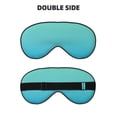 thumbnail image 2 of Uemuo Teal Turquoise Pattern Sleep Eye Mask - Light Blocking Sleep Mask Blocking Out Light Perfectly, Soft and Comfortable Night Eye Mask, Eye Blinder, 2 of 7