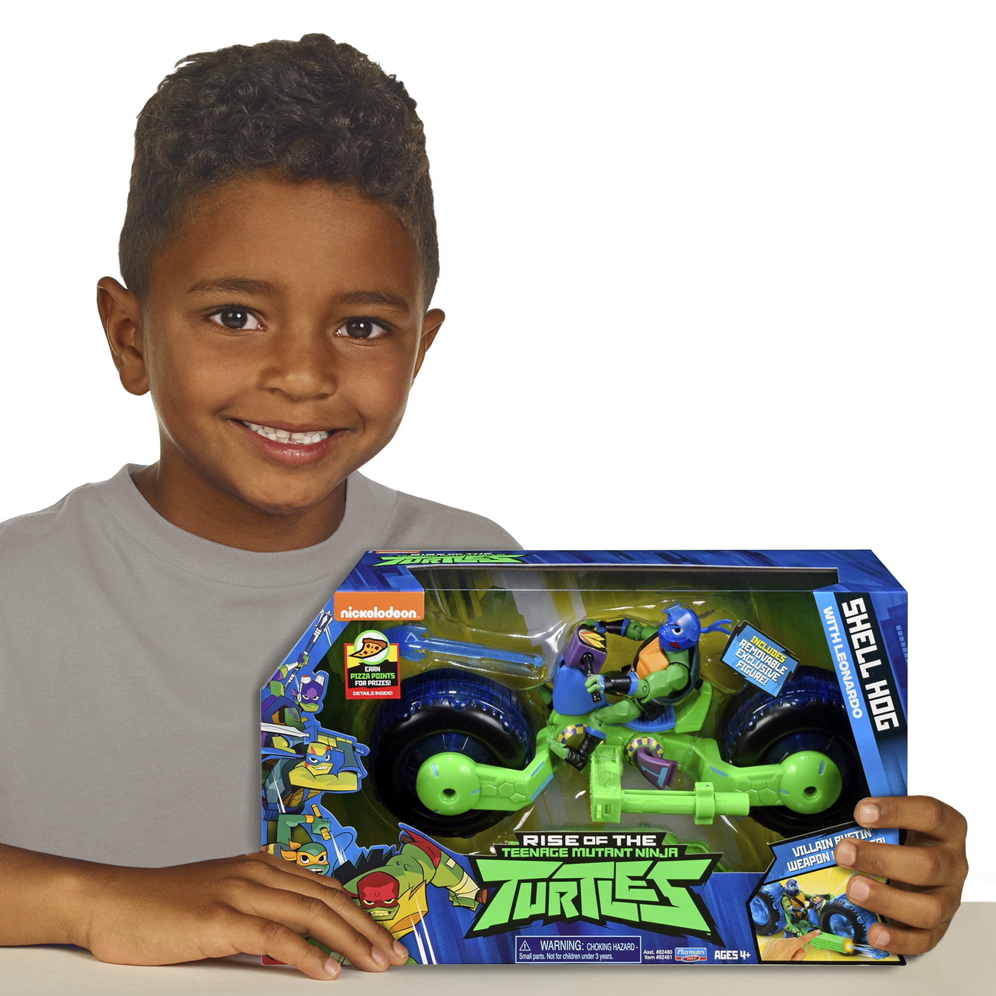 shell hog with leonardo