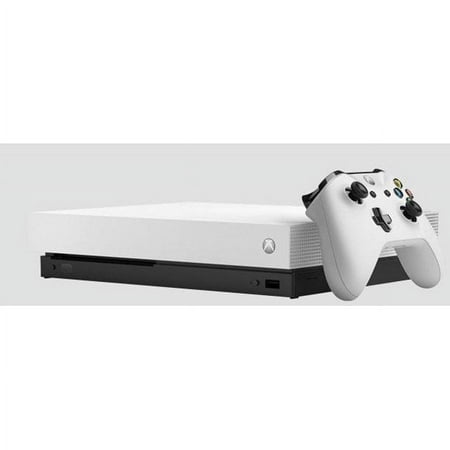 Pre-Owned Microsoft Xbox One X 1TB Gaming Console White with HDMI Cable (Refurbished: Good)