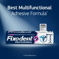 thumbnail image 6 of Fixodent Professional Ultimate Denture Adhesive Cream, 1.8 oz, 6 of 10