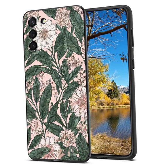 Compatible with Samsung Galaxy S22 Phone Case, Floral-31 Case Men Women, Flexible Silicone Shockproof Case for Samsung Galaxy S22