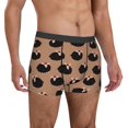 thumbnail image 5 of Men's Boxer Briefs, Funny Black sheep cute Soft Comfy Mens Underwear Boxer Briefs Breathable With Widen Waist, 5 of 7