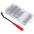 thumbnail image 2 of Miangastore 1 Box/100pcs Car Push Retainer Clips Most Common Sizes Car Bumper Push Fasteners, 2 of 8