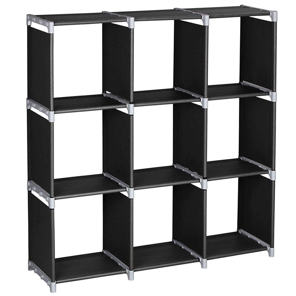 XXL Plastic shelf storage wardrobe rack cube shelving system 147x47x183cm new 