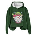 thumbnail image 2 of Aujourd'hui Réduction! Aqestyerly Femmes à Manches Longues Noël Tops Femmes Noël Imprimé Col Rond à Manches Longues Haut en Vrac Pull, 2 of 3