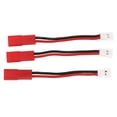 thumbnail image 4 of MX2.0 To JST Plug Converter, 3Pcs Safe Black Red 74mm Length RC JST Plug Adapter Flexible Reliable  For 1/24 RC Cars, 4 of 8