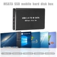 thumbnail image 3 of Soporte de pantalla externo Adaptador Mini USB 3.0 a mSATA Caja de disco duro Caja de disco duro externo SSD FLhrweasw El nuevo, 3 of 9