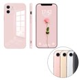 thumbnail image 1 of Qualitchoice Glass Back Phone Covers with Solid Color Full Rugged Bumper Anti-Slip Design for Iphone 7P/8P/7/8/XS Max/XR/X/XS, 1 of 9