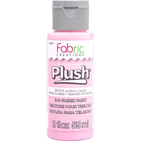 

Plaid-Craft FCP3D-26323 2 oz Fabric Creations Plush 3D Fabric Paint - Cotton Candy