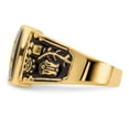 thumbnail image 4 of Solid 14k Yellow Gold Men's Masonic Ring Band Size 9.5, 4 of 6