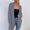 Dark Gray, variant on Drovellove Women's Oversized Coarse Knit Cardigan - Loose Fit Long Sleeve Knitwear Sweater, 100% Acrylic Casual Open Front Layer for Cozy Home Relaxing or Everyday Outfits
