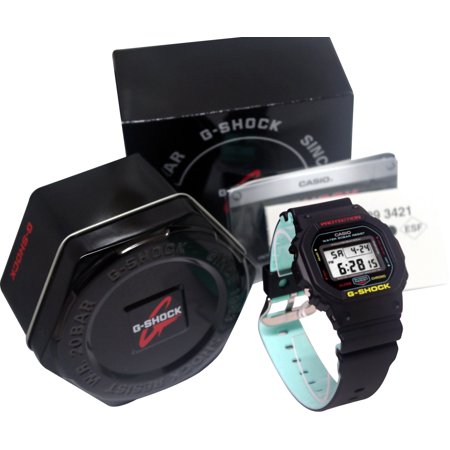 Casio G Shock Casio Dw5600cmb 1 G Shock Gray Lcd Digital Dial Black Blue Resin Band Watch Brc 99 Walmart Com Walmart Com