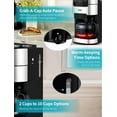 GEVI 10Cup Programmable Grind and Brew Coffee Maker, Drip Coffee Make