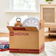 Pen+Gear Medium Moving Boxes, 22 in. L x 13 in. W x 15 in. H, Kraft