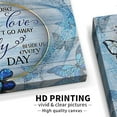 thumbnail image 2 of Inspirational Blue Butterfly Wall Art Butterfly Decor for Bathroom Blue Wall Art for Office Butterfly Room Decorations Art Paintings Blue Butterfly Picture Decor for The Home Framed Wall Art 12"x18", 2 of 6