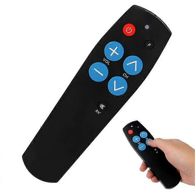 7-button infrared remote control, compatible with TV set-top boxes, DVD, VCD, smart learning controller