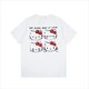 thumbnail image 4 of Hello Kitty estampado de dibujos animados de algodón de manga corta chica estudiante de gran tamaño todo-fósforo pequeña camiseta mujer cuello redondo estilo callejero Top, 4 of 4