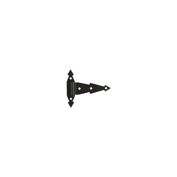 National Hardware N165-480 Gate T-Hinge, Black Satin, 7 In., 2-Pk. - Quantity 1