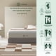 thumbnail image 4 of Zinus DeLuxe Cooling Té Verde Colchón en Caja Matrimonial de Memory Foam con 7 Capas de Materiales, Altura Total de 25 cm, Espuma de Alta Densidad, Firmeza Media. Certificación CertiPUR y OEKO TEX., 4 of 9