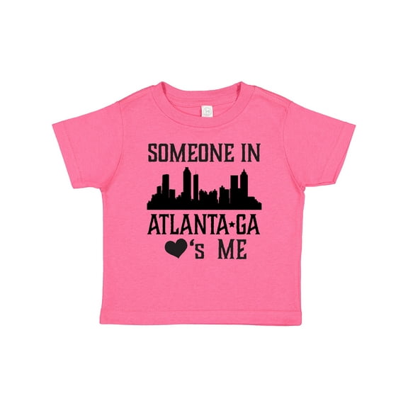 Inktastic Atlanta Georgia Someone Loves Me Skyline Boys or Girls Toddler T-Shirt