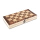 thumbnail image 2 of Juego de tablero de ajedrez de madera Tablero de ajedrez portátil plegable para niños Juego de mesa familiar Regalos de Halloween Juguete intelectual 34x34cm Methold FN000707-03B, 2 of 7