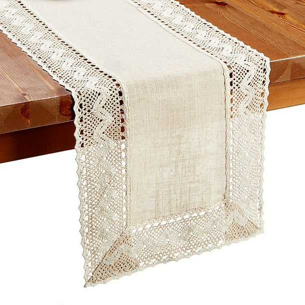 Pebble Lace 36Inch Table Runner