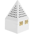 thumbnail image 3 of WRISTBIQUE 50Bulk Incense Cones Sandalwood White Censer Wood Metal Home Decoration, 3 of 8
