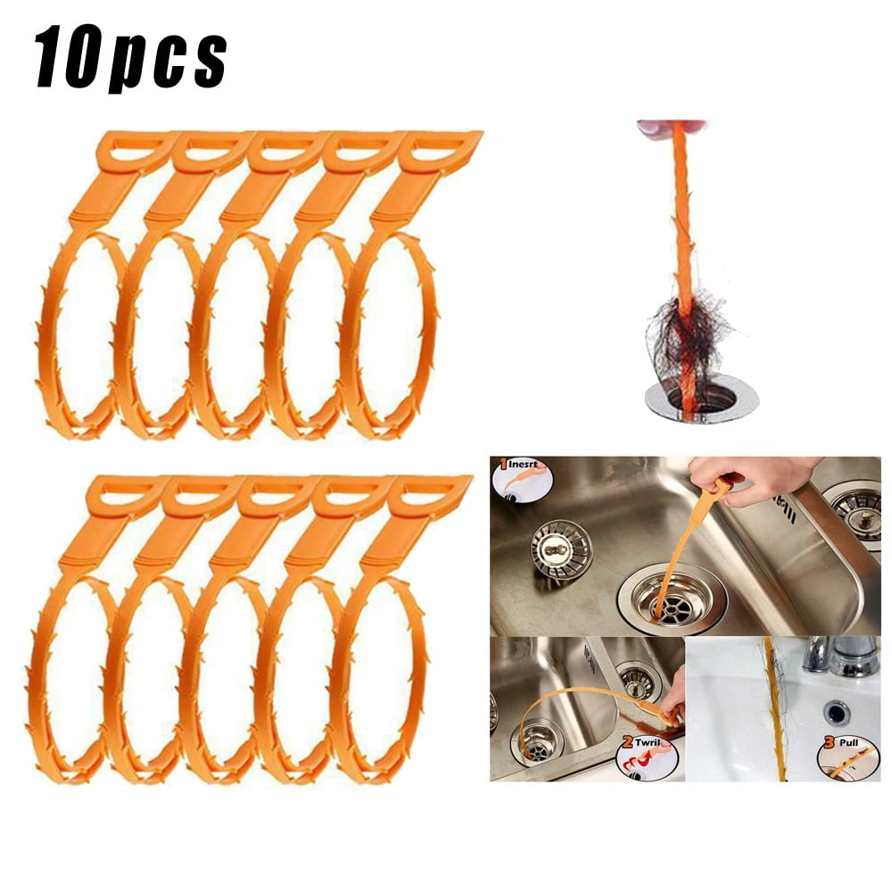 Drain Pipe Tool Hair Blockage Clog Remover Cleaning Tool 20 Inch Sink