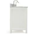 thumbnail image 3 of Ariel H061DCW2OVOGRY Bristol 61" Free Standing Double Oval Basin Vanity Set - Grey, 3 of 7